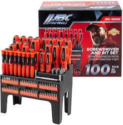 Schraubendreher + Bits Set 100 Stück /jbc