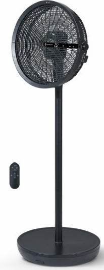 Singer Ανεμιστήρας Ορθοστάτης 34W Διαμέτρου 40cm με Τηλεχειριστήριο Μαύρος