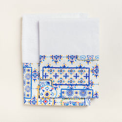 Beauty Home Set Bătături De Botez Albe 3 Bucăți