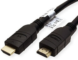 Cablu Value 14.99.3452 HDMI M la HDMI M 15m Negru