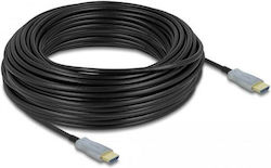 Delock HDMI Cable 85049 From HDMI Male To HDMI Male 30m Black 4K@60Hz