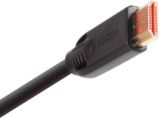 Cablu Vcom Cg517 HDMI M la HDMI M 1.8m HDMI V2.0 Negru 4K 2160p @ 60fps 3840x2160