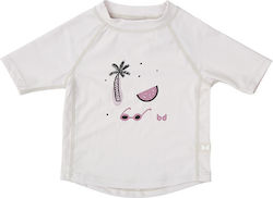 Bimbidreams Hawai Kids Swimwear Rashguard White Bimbidreams Hawai Kids Swimwear Rashguard White