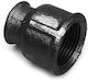 Black Reducing Bushing 3/4 X 1/2 Inch