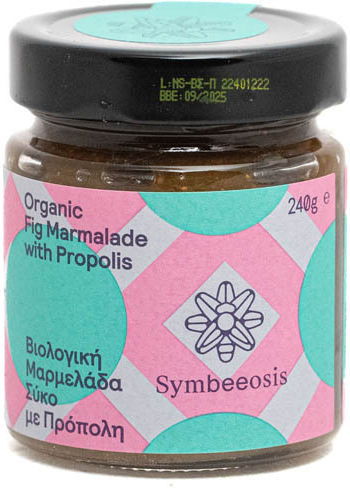 Symbeeosis Βιολογική Μαρμελάδα Σύκο Χωρίς Προσθήκη Ζάχαρης 240gr