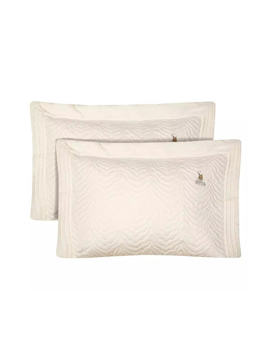 Greenwich Polo Club Kissenbezug-Set Oxford Ecru...