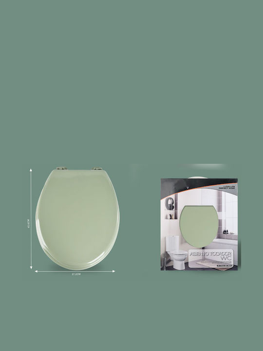 Bathlux Plastic Toilet Seat Green 35cm