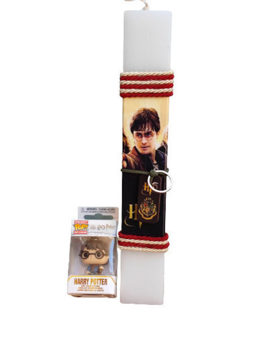 Πασχαλινή Λαμπάδα Harry Potter Πλακέ Αρωματική, Χειροποίητη και με Κουτί Υπέροχη