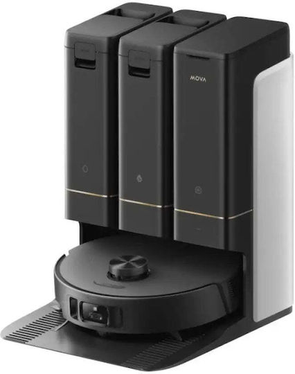 Mova Z50 Ultra Roboter-Staubsauger mit Laser-Kartierung und Saugkraft 19000Pa Schwarz
