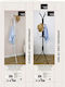 Bizzotto Cuiere de podea Metal Negru 42x42x172cm