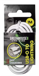 Green Mouse USB-C la Lightning 1m (66956598)