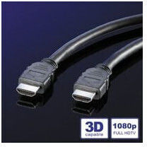 Roline Kabel HDMI-Stecker - HDMI-Stecker 15m Schwarz