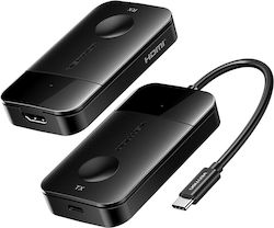 Vention Wireless Usb-c To Hdmi Transmitter Receiver 0.15 M Black Vention Wireless Usb-c To Hdmi Transmitter Receiver 0.15 M Black