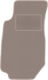 Beige Car Mat Ford Granada Sedan 1972-1985