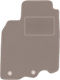 Beige Driver's Mat Honda Insight Ii Hatchback 2009-2014
