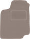Beige Driver Car Mat Volkswagen Vento Sedan 1991-1997