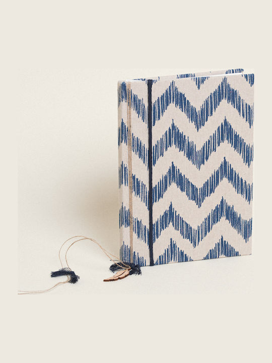 Beauty Home Blue Zigzag Vertical Wish Book Beauty Home