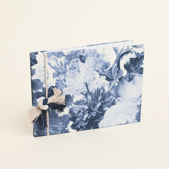 Beauty Home Βιβλιο Ευχων Μπλε Λουλουδια Πλαγιο Beauty Home