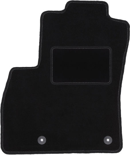 Black Driver Mat Peugeot Bipper Combivan Tepee 2007-2017