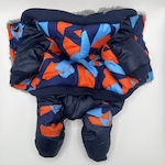 Bonnie Blue Dog Coat with Hood Medium