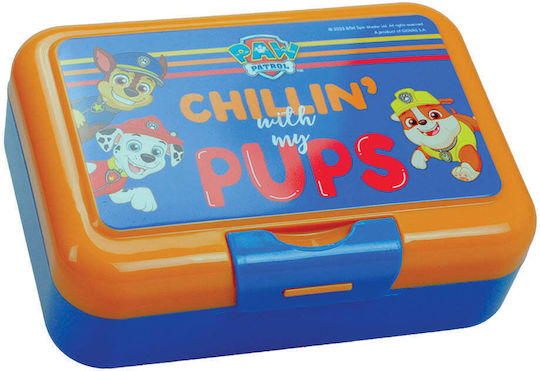 Gim Paw Patrol Plastic Kids' Food Container Paw Patrol 0.47lt Blue x x 5cm