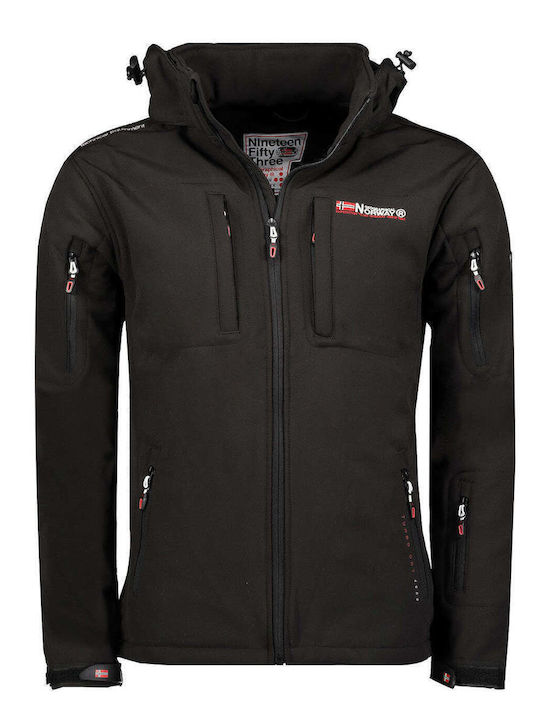 Winter Jacket Softshell Waterproof and Windproof Black