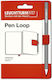 Leuchtturm 1917 Pen Loop Pen Holder Natural Colours - Fox Red