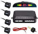 ACP Car Parking System Back with Screen / Buzzer and 4 Sensors 24mm in Black Color
