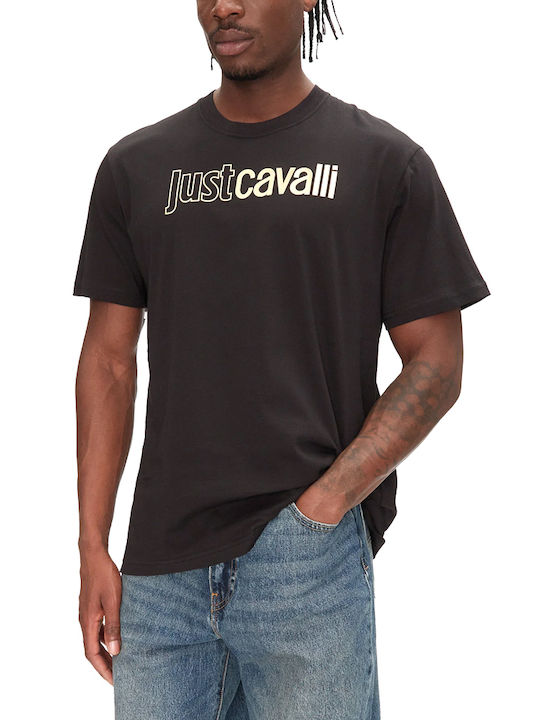 Tシャツ・カットソー JUST CAVALLI Men T-shirt Black 78OAHT01CJ500 899 Tシャツ・カットソー JUST CAVALLI Men T-shirt Black