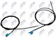 Кабел за люк Audi Q5 2009- Seat Alhambra 2011- Leon 2013- Skoda Superb 2008- Yeti 2010- VW Golf Variant 2007- Passat 2011- Sharan 2011- Tiguan 2008- Touran 2011