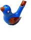 Holzkunst Wasserpfeife Blau 0639