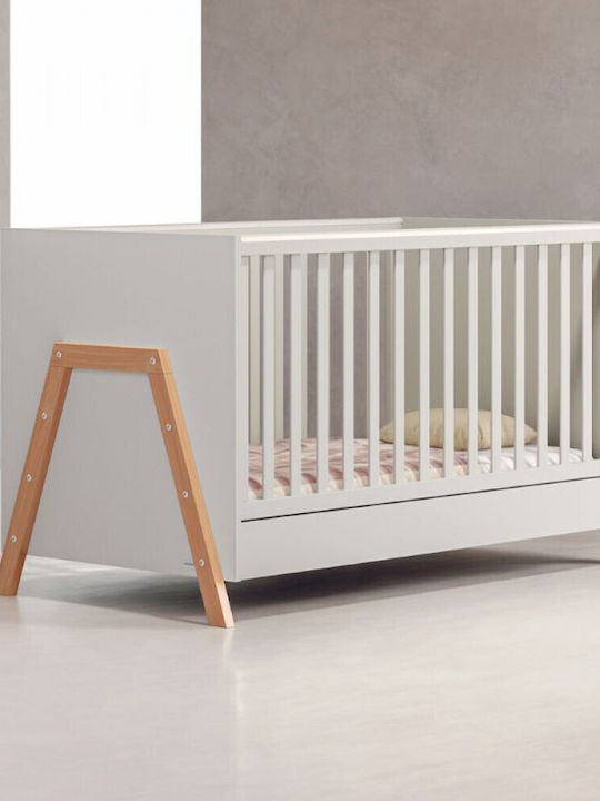 Casababy Oslo White Crib With Mattress
