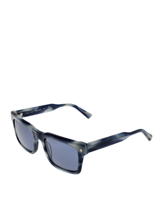 Bulget Sunglasses Blue with Acetate Frame & Blue Lens