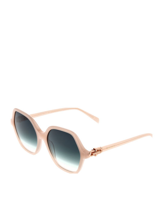 Bulget Women's Sunglasses with Pink Plastic Frame and Pink Gradient Lens BG9234 T01
