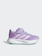 Duramo Sl 2 Kids Sports Shoes Running with Hoop & Loop Closure Purple