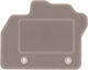 Beige Driver Car Mat Renault Zoe Ii Hatchback 2018