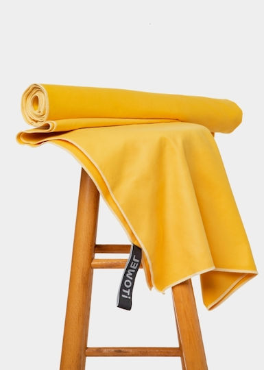 Sea Microfiber Towel Body Yellow 180x100cm