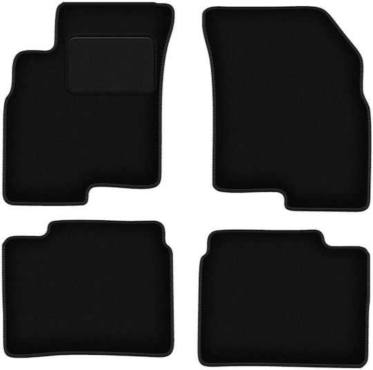 Black Velvet Floor Mats Kia Magentis I Sedan 2001-2006