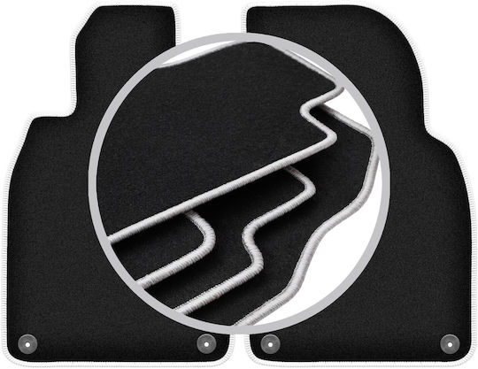 Carlux-silver Car Mats Porsche Cayman 982 Roadster 2016