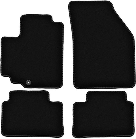 Basic Black Velvet Car Mats Suzuki Alto Viii Hatchback 2009-2015