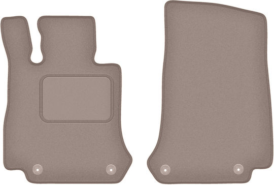 Beige Car Mats Mercedes-Benz EQC N293 SUV 2019
