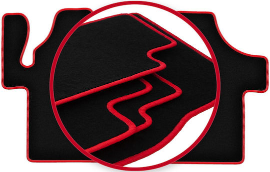 Carlux Red Car Mats Mercedes-Benz Viano W639 Van 2003-2014