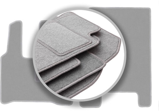 Gray Car Mats Mercedes-Benz Actros Set Front and Back Pieces 2011