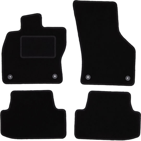 Black Velvet Floor Mats Seat Arona Crossover 2017