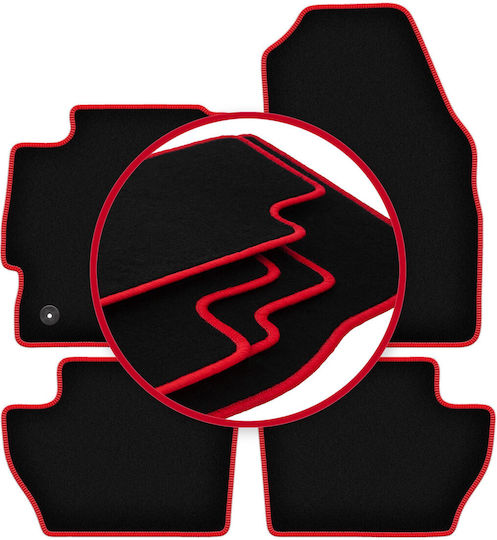 Carlux-red Car Mats Ford Puma Ii Crossover 2017