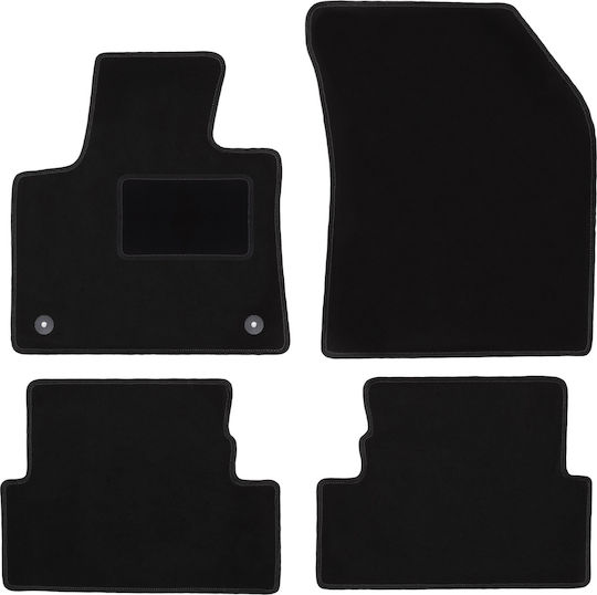 Black Velvet Floor Mats Citroen C5 Aircross Crossover 2019