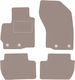 Beige Samt Fußmatten Citroen C4 Aircross Crossover 2012-2017