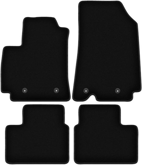 Basic Black Velvet Floor Mats Renault Arkana Crossover 2021