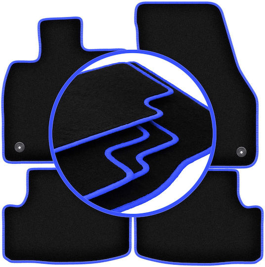 Carlux Blue Car Mats Skoda Karoq Crossover 2017