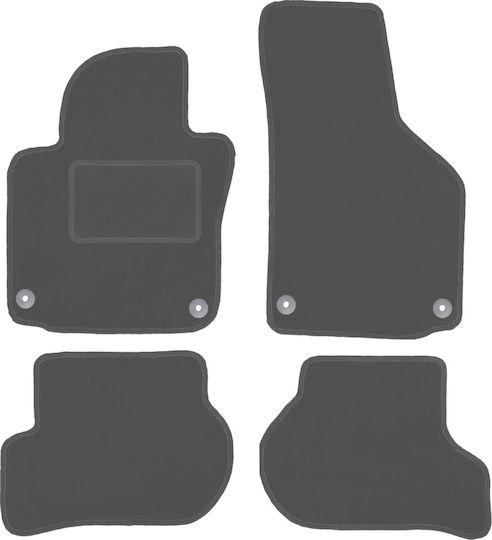 Graphite Car Mats for Skoda Yeti Crossover 2009-2017
